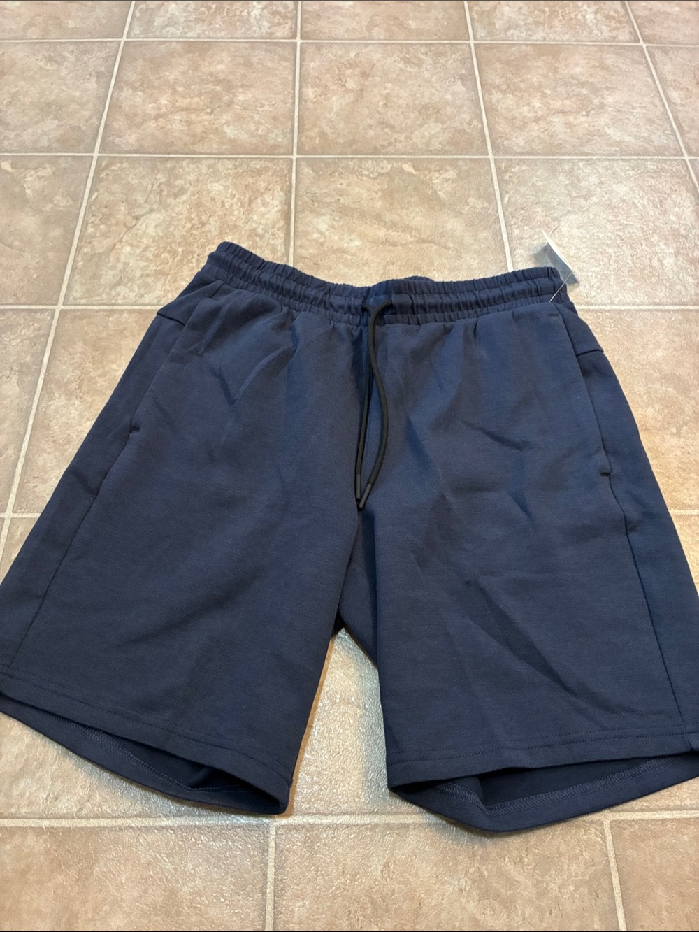 Men's Navy Drawstring Casual Shorts old navy dynamic fleece